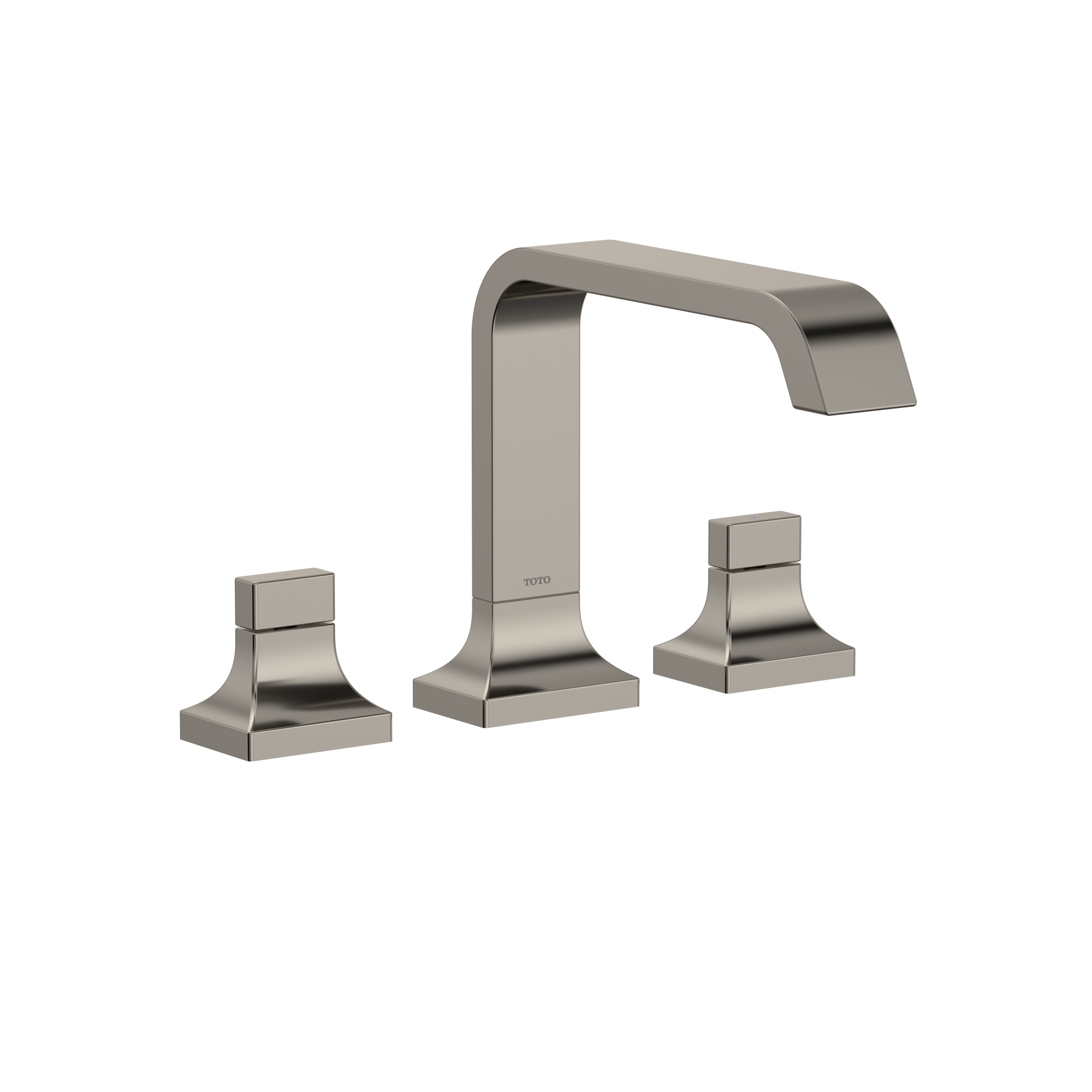 TOTO TBG08201U#PN Gc Two-Handle Deck-Mount Roman Tub Filler Trim - Polished Nickel