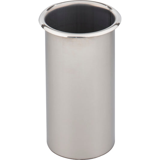 HARDWARE RESOURCES UCSS-45 3" Diameter Stainless Steel Utensil Canister - Stainless Steel