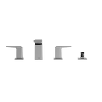 TOTO TBG10202U#CP Gb Two-Handle Deck-Mount Roman Tub Filler Trim With Handshower - Polished Chrome