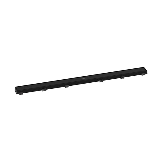 HANSGROHE 56041671 RainDrain Match Trim for 39 3/8" Rough with Height Adjustable Frame in Matte Black
