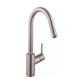 HANSGROHE 14872801 Talis S² HighArc Kitchen Faucet, 1-Spray Pull-Down, 1.75 GPM - Stainless Steel Optic