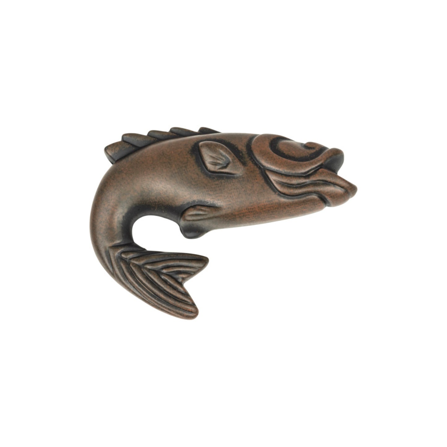 ATLAS 2204-R Fish 2 1/4" Length Novelty Knob - Rust