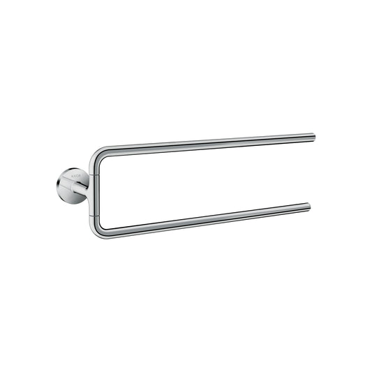 AXOR 42822000 Universal Circular Double Towel Bar, 20" - Chrome