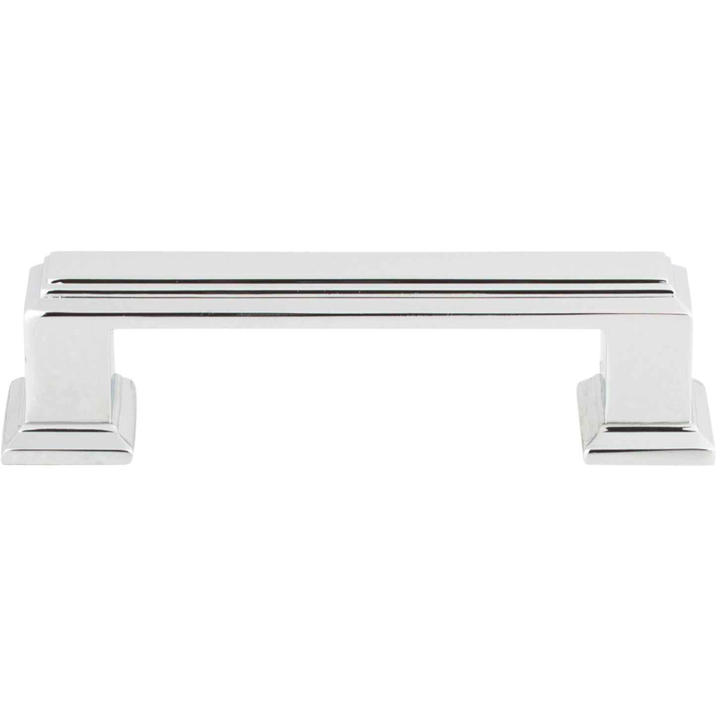 ATLAS 291-CH Sutton Place 3" Center to Center Bar Pull , Polished Chrome