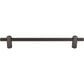 TOP KNOBS TK3258AG Dempsey 12" Center to Center Bar Pull - Ash Gray