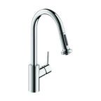 HANSGROHE 14877001 Talis S² HighArc Kitchen Faucet, 2-Spray Pull-Down, 1.75 GPM - Chrome