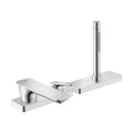 AXOR 49431001 Citterio C 3-Hole Roman Tub Set Trim with 1.75 GPM Handshower and Sbox- Cubic Cut - Chrome