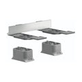 AXOR 42870000 Universal SoftSquare Adapter Set - Chrome