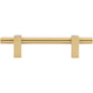 JEFFREY ALEXANDER 478-96BG Larkin 1 96 mm Center-to-Center Bar Pull - Brushed Gold