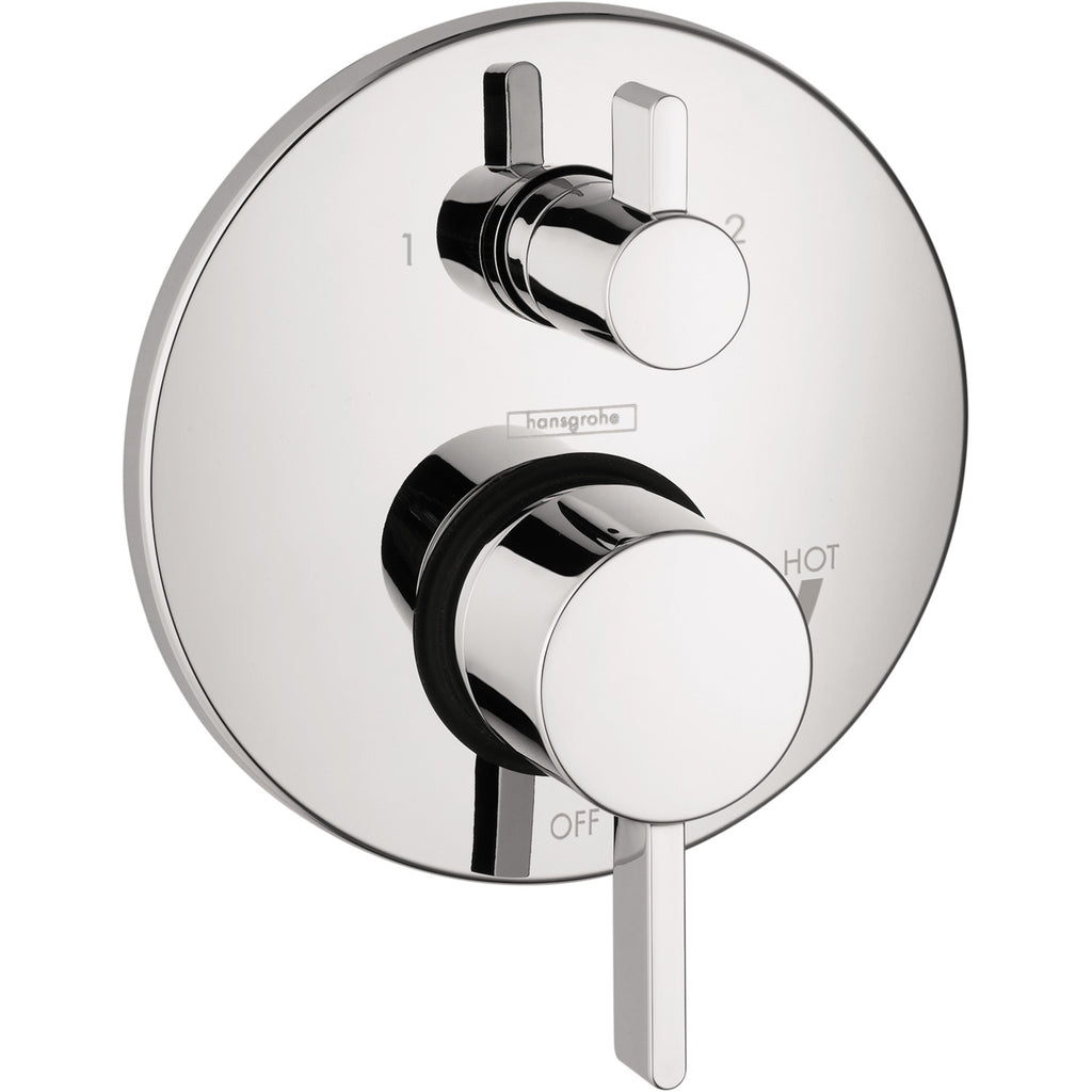 HANSGROHE 04447000 Ecostat Pressure Balance Trim S with Diverter - Chrome