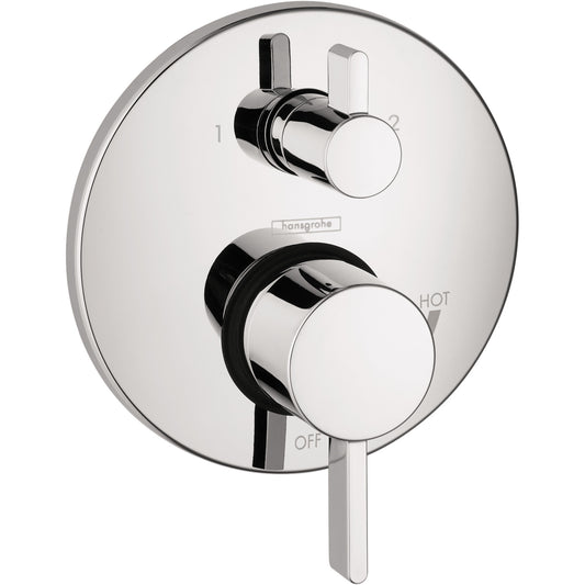 HANSGROHE 04447000 Ecostat Pressure Balance Trim S with Diverter - Chrome