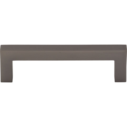 TOP KNOBS M2158 Square Bar 3 3/4" Center to Center Bar Pull - Ash Gray