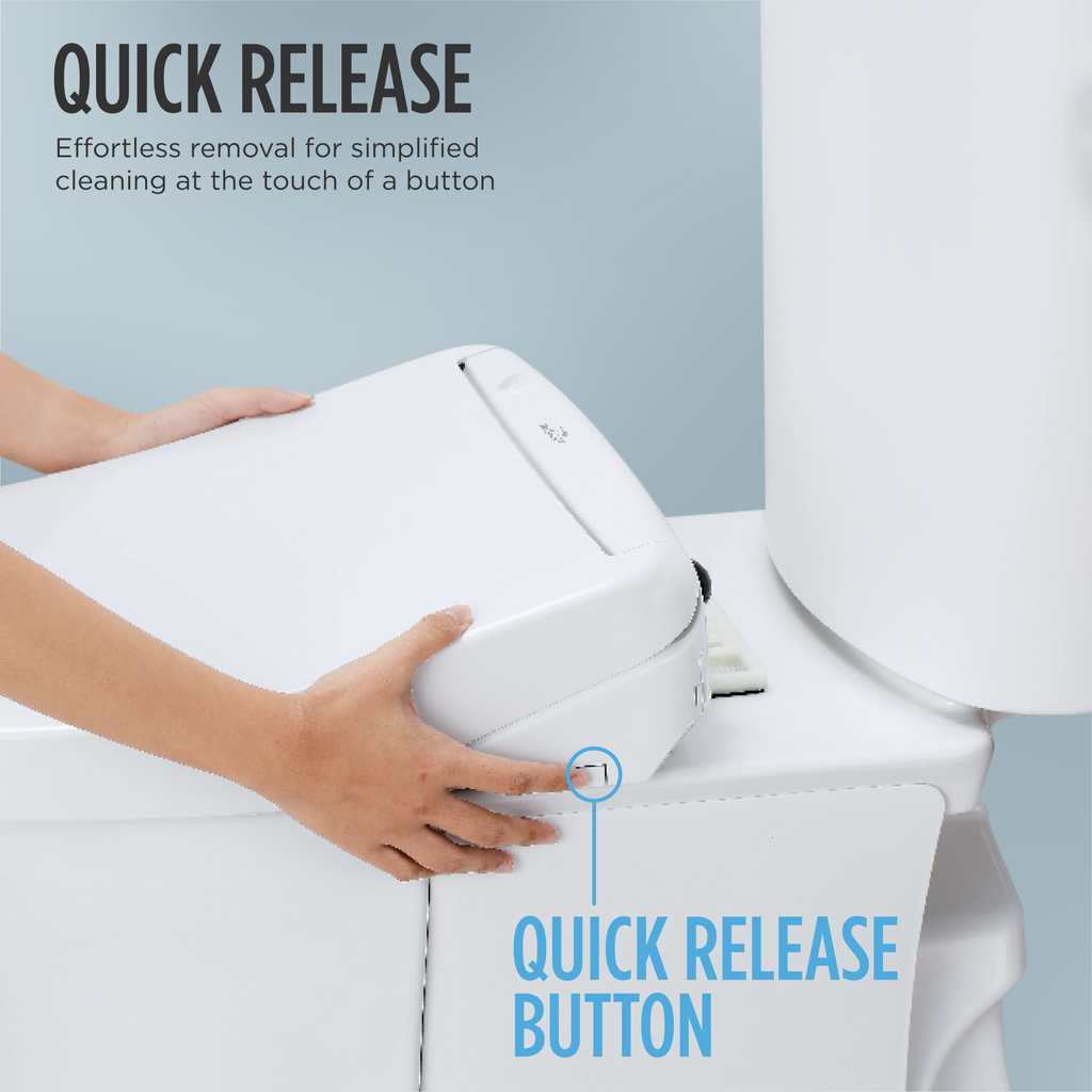 TOTO SW3084#01 Washlet C5 Electronic Bidet Toilet Seat With Premist And Ewater+ Wand Cleaning - Cotton White