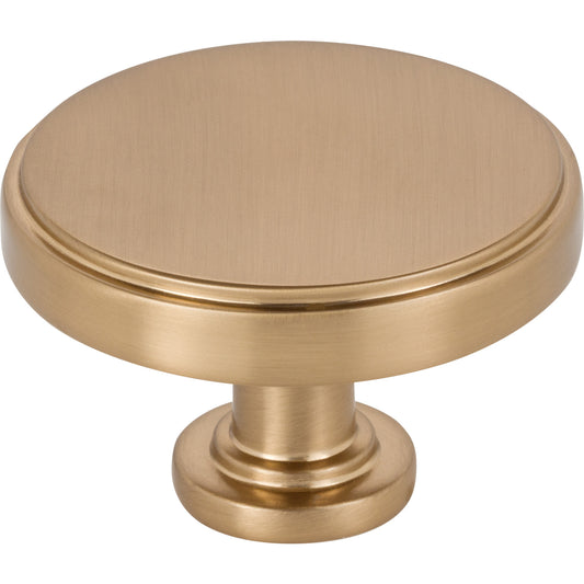 JEFFREY ALEXANDER 171L-SBZ Richard 1-3/4" Diameter Round Knob - Satin Bronze