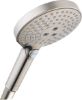 HANSGROHE 26037821 Raindance Select S Handshower 120 3-Jet PowderRain, 2.5 GPM - Brushed Nickel