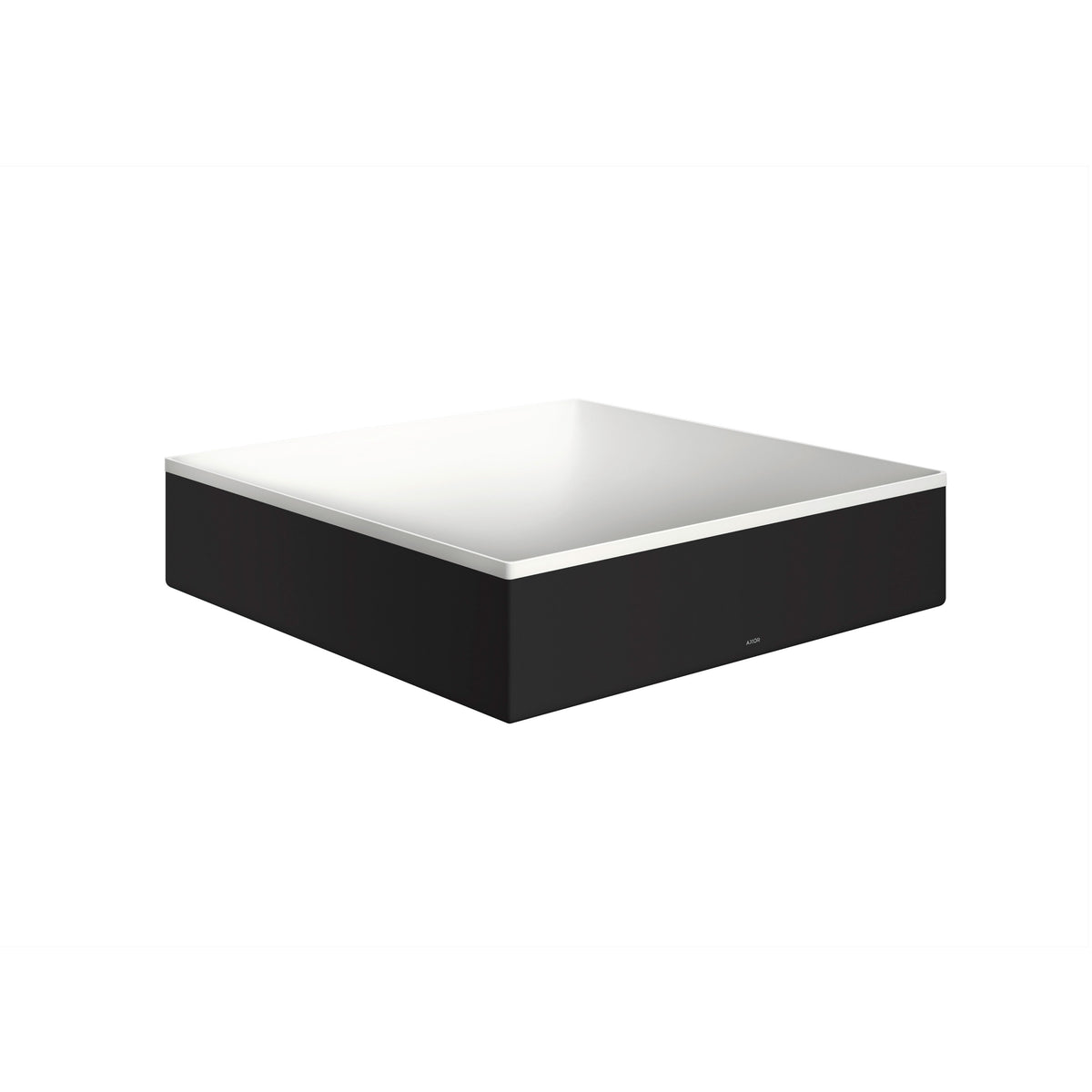 AXOR 42003670 Suite Sinks Square Sink without Overflow, 15 3/4" x 15 3/4" - Matte Black