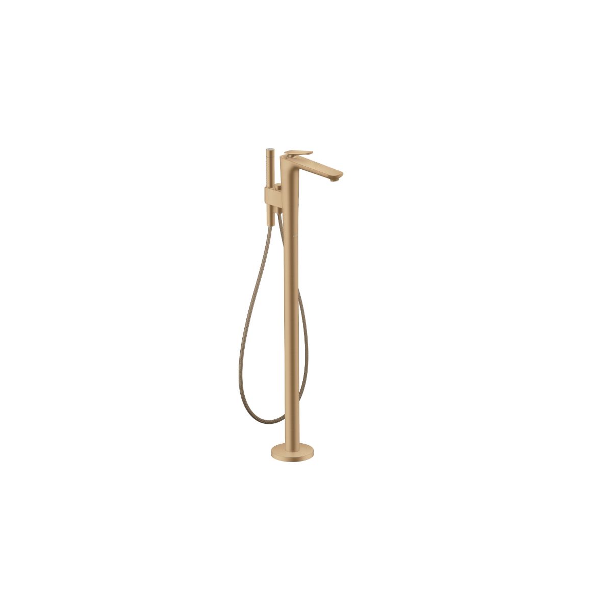 AXOR 49440141 Citterio C Freestanding Tub Filler Trim with 1.75gpm Handshower - Brushed Bronze