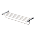 TOTO YTS406BU#CP L Series Round Towel Shelf With Hanging Bar - Polished Chrome