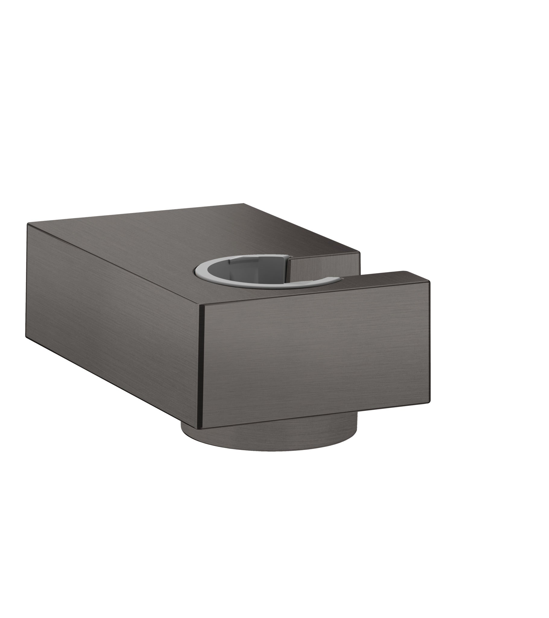 HANSGROHE 28387341 Brushed Black Chrome Modern Handshower Holder