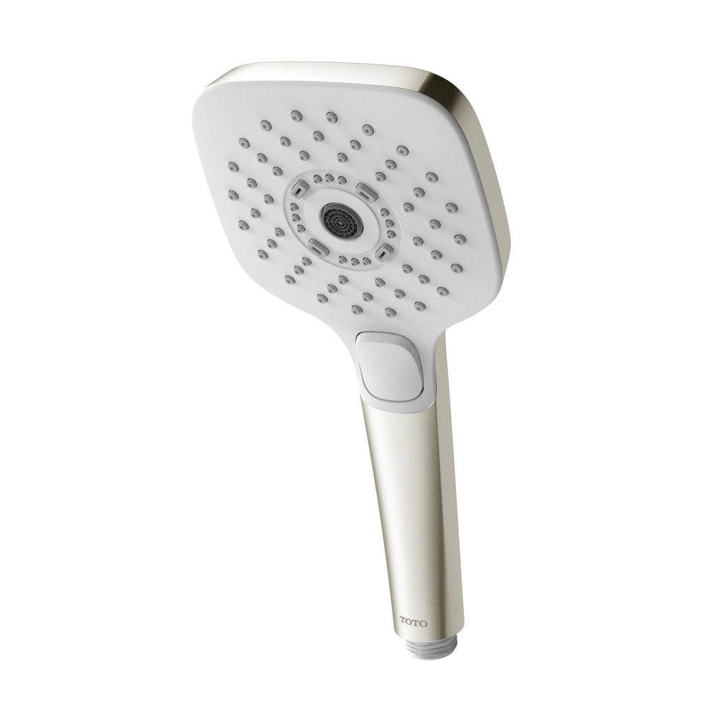 TOTO TBW02015U4#BN G Series 1.75 Gpm Multifunction 4 Inch Square Handshower With Active Wave - Brushed Nickel