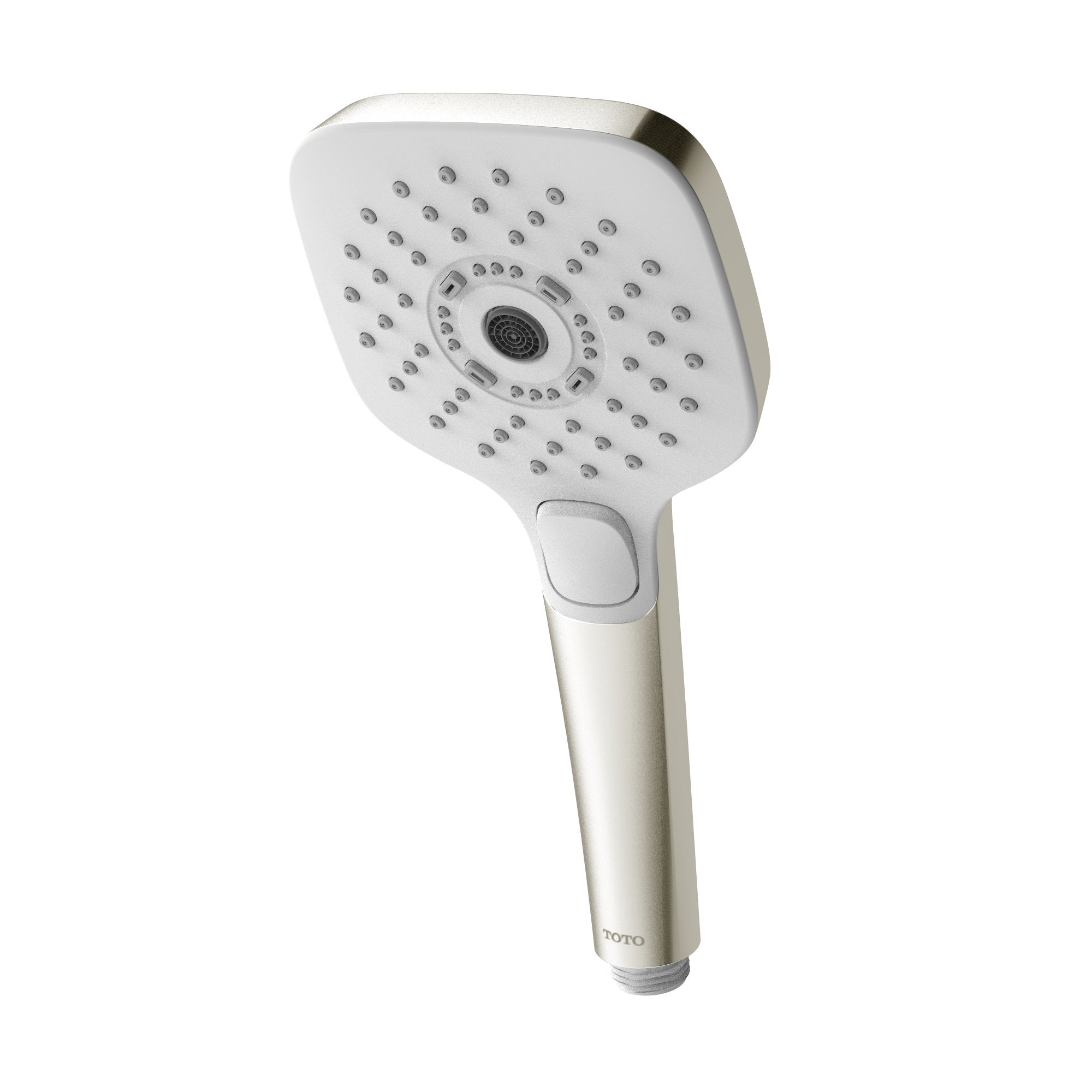 TOTO TBW02015U4#BN G Series 1.75 Gpm Multifunction 4 Inch Square Handshower With Active Wave - Brushed Nickel