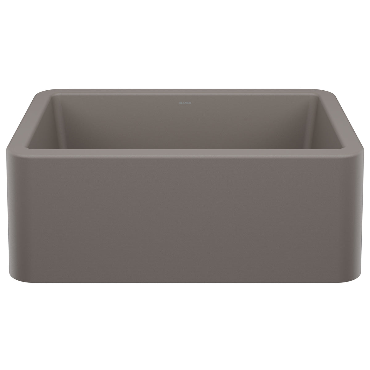 BLANCO 443112 Ikon Ikon SILGRANIT 27" Single Bowl Apron-Front Farmhouse Sink - Volcano Gray in Volcano Gray