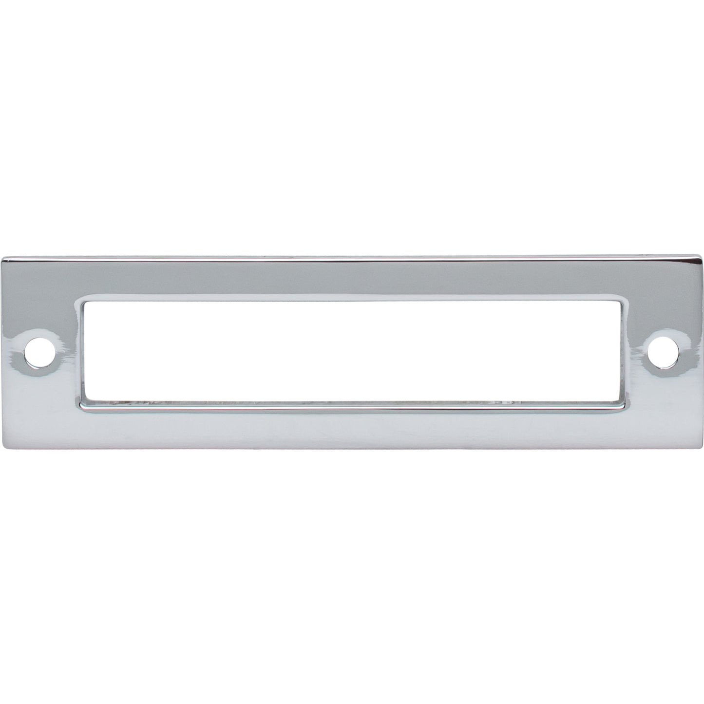 TOP KNOBS TK924PC Hollin Pull Backplate - Polished Chrome