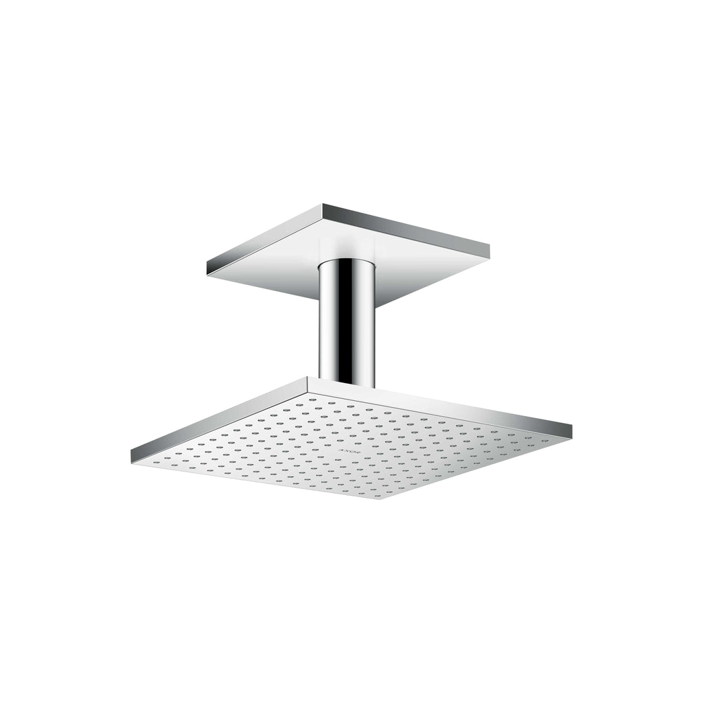 AXOR 35312001 ShowerSolutions Showerhead 250 Square 2-Jet Ceiling Connection, 2.5 GPM - Chrome