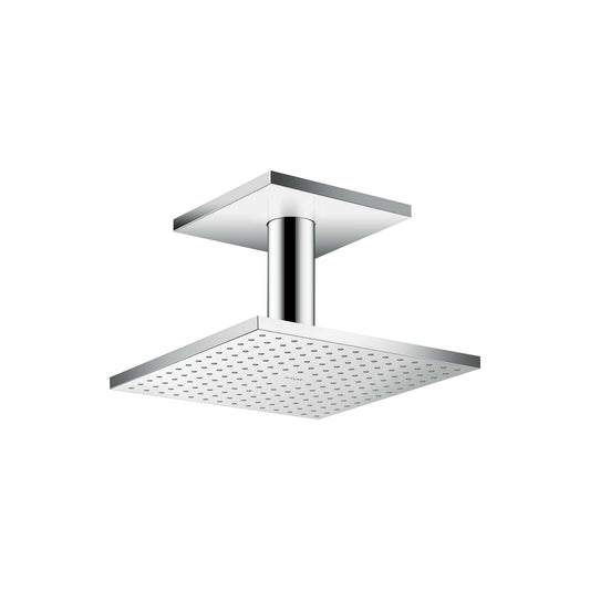 AXOR 35312001 ShowerSolutions Showerhead 250 Square 2-Jet Ceiling Connection, 2.5 GPM - Chrome