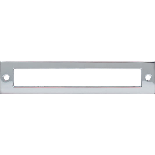 TOP KNOBS TK925PC Hollin Pull Backplate - Polished Chrome