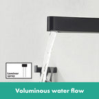 HANSGROHE 76010671 Finoris Single-Hole Faucet 100 with Pop-Up Drain, 1.2 GPM - Matte Black