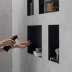 HANSGROHE 56073670 XtraStoris Minimalistic Wall Niche with Open Frame 12"x 12"x 4" - Matte Black
