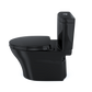 TOTO MS446124CEMN#51 Aquia IV WASHLET+ Two-Piece Elongated Dual Flush 1.28 and 0.9 GPF Toilet , Ebony