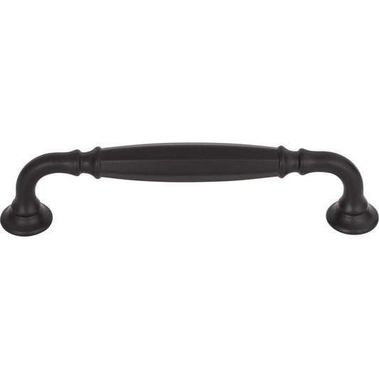 TOP KNOBS TK1052BLK Barrow 5 1/16" Center to Center Bar Pull - Flat Black