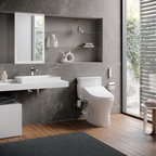 TOTO SW3083#01 Washlet C5 Electronic Bidet Toilet Seat With Premist And Ewater+ Wand Cleaning - Cotton White