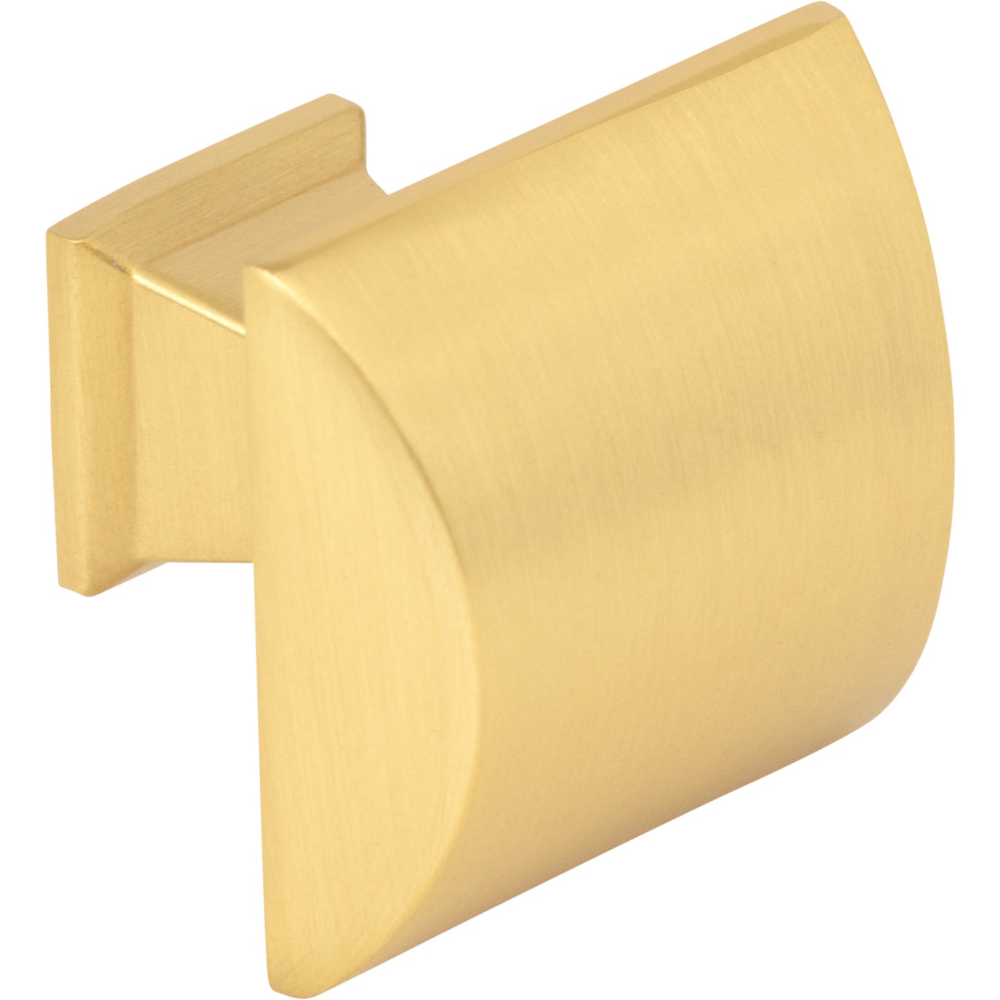 JEFFREY ALEXANDER 944BG Roman 1-1/4" Length Square Knob - Brushed Gold