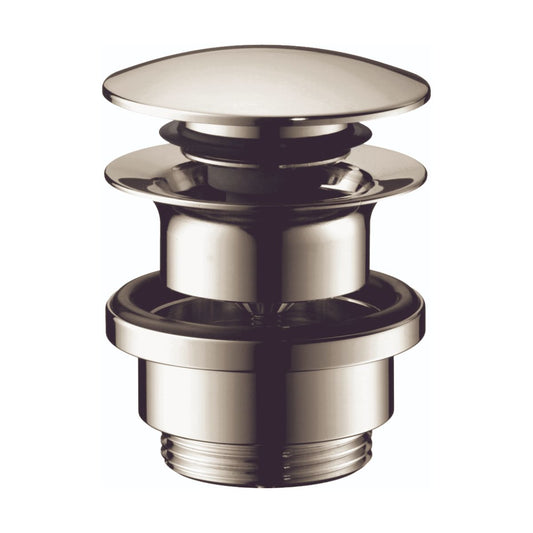 HANSGROHE 50100831 Push-Open Sink Drain in Polished Nickel
