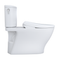 TOTO MW4424736CUFGA#01 WASHLET+ Nexus 1G Two-Piece Elongated 1.0 GPF Toilet with Auto Flush S7A Contemporary Bidet Seat , Cotton White