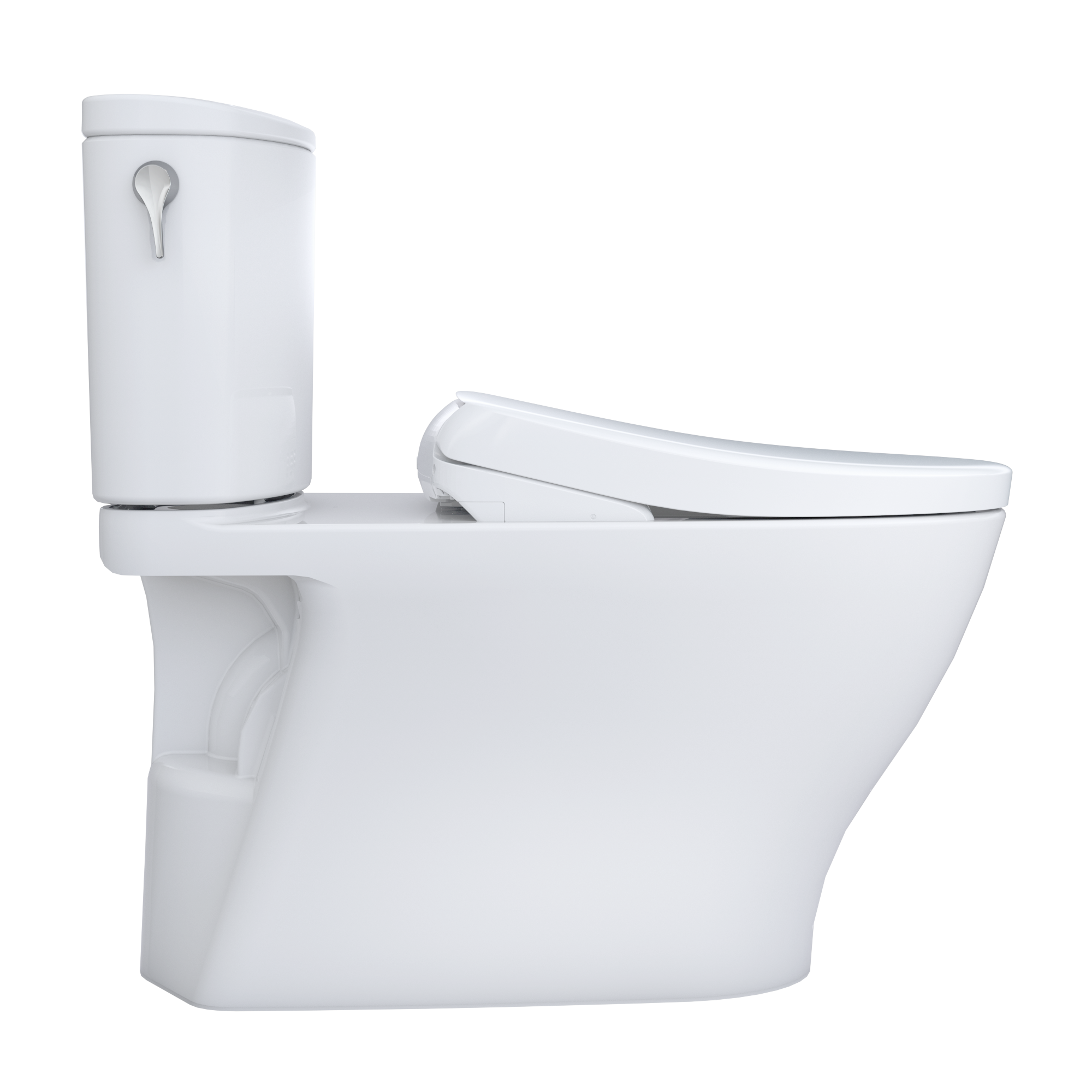 TOTO MW4424726CUFG#01 Washlet+ Nexus 1G Two-Piece Elongated 1.0 Gpf Toilet With S7 Contemporary Bidet Seat - Cotton White