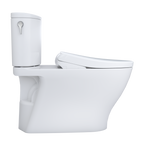 TOTO MW4424736CUFGA#01 Washlet+ Nexus 1G Two-Piece Elongated 1.0 Gpf Toilet With Auto Flush S7A Contemporary Bidet Seat - Cotton White