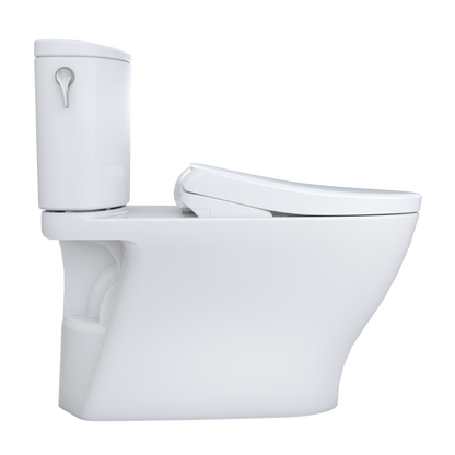 TOTO MW4424736CEFG#01 Washlet+ Nexus Two-Piece Elongated 1.28 Gpf Toilet With S7A Contemporary Bidet Seat - Cotton White