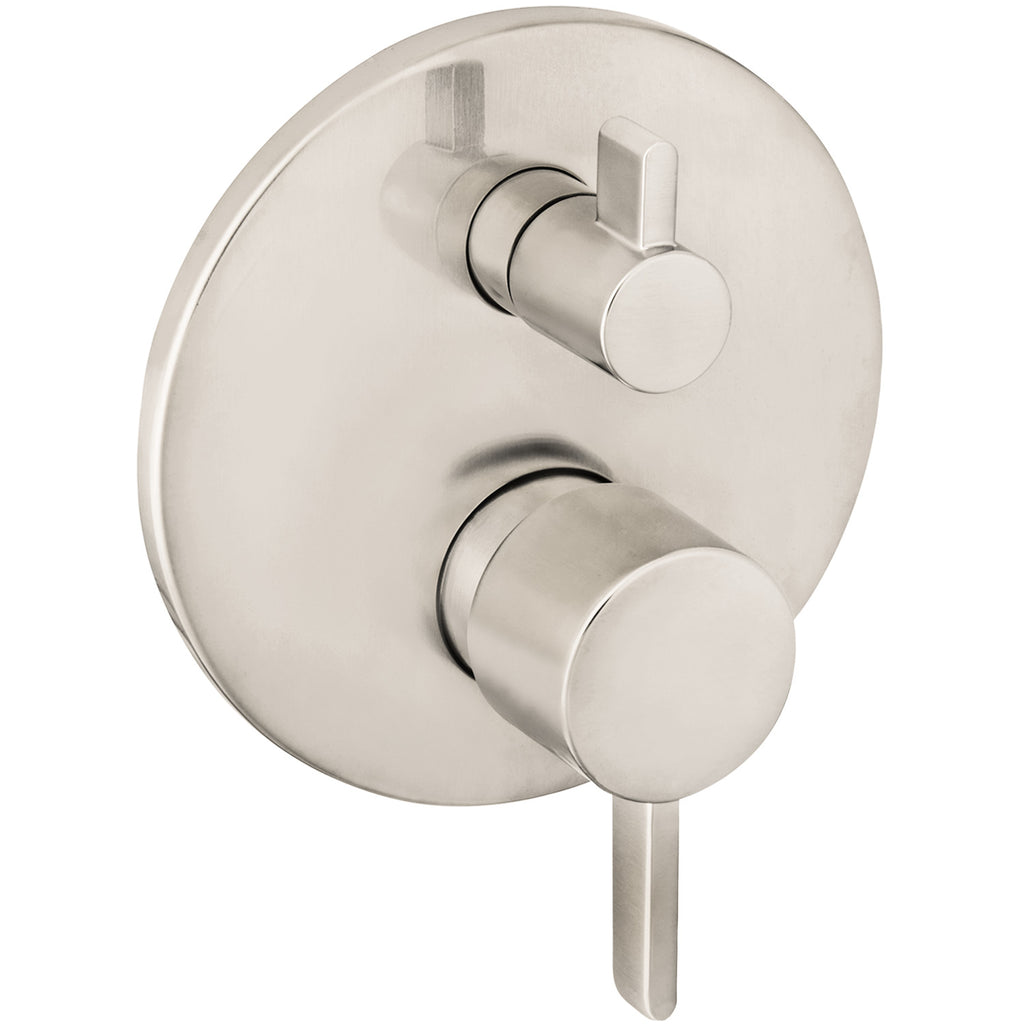 HANSGROHE 04447820 Ecostat Pressure Balance Trim S with Diverter - Brushed Nickel