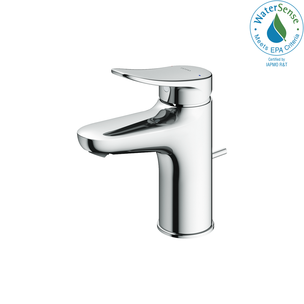 TOTO TLS04301U#CP Lf Series 1.2 Gpm Single Handle Bathroom Sink Faucet With Drain Assembly - Polished Chrome