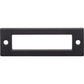 TOP KNOBS TK923BLK Hollin Pull Backplate - Flat Black