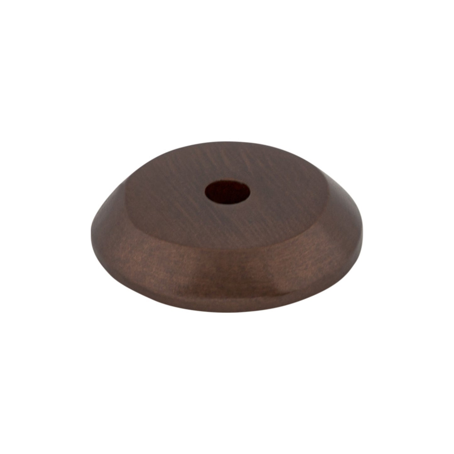 TOP KNOBS M1458 Aspen Round Knob Backplate - Mahogany Bronze