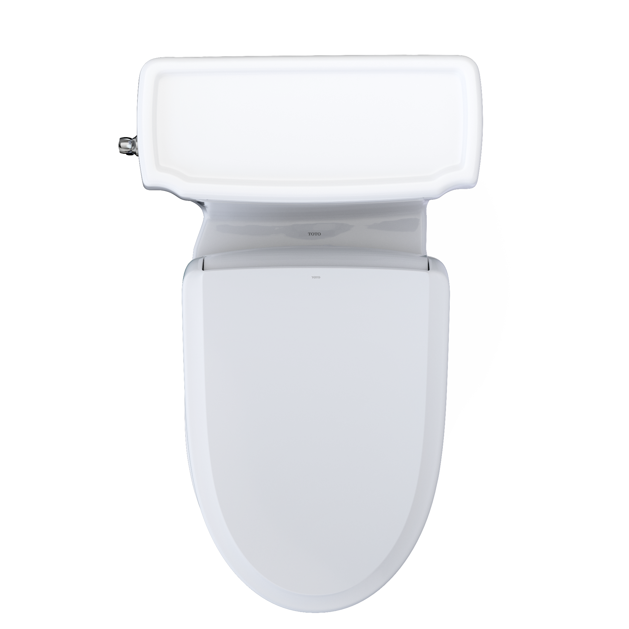 TOTO MW9744734CEFGA#01 Washlet+ Eco Guinevere Elongated 1.28 Gpf Universal Height Toilet - Cotton White