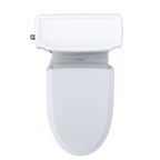 TOTO MW9744734CEFG#01 Washlet+ Eco Guinevere Elongated 1.28 Gpf Universal Height Toilet And S7A Classic Bidet Seat With Auto Open/Close - Cotton White
