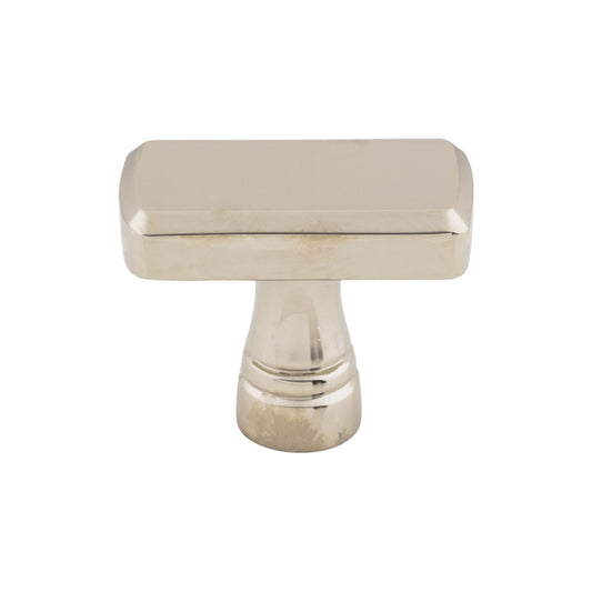 TOP KNOBS TK850PN Kingsbridge 1 3/8" Length Rectangle Knob - Polished Nickel