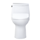 TOTO MW6044736CUFGA#01 WASHLET+ UltraMax II 1G One-Piece Elongated 1.0 GPF Toilet with Auto Flush WASHLET+ S7A Contemporary Bidet Seat , Cotton White