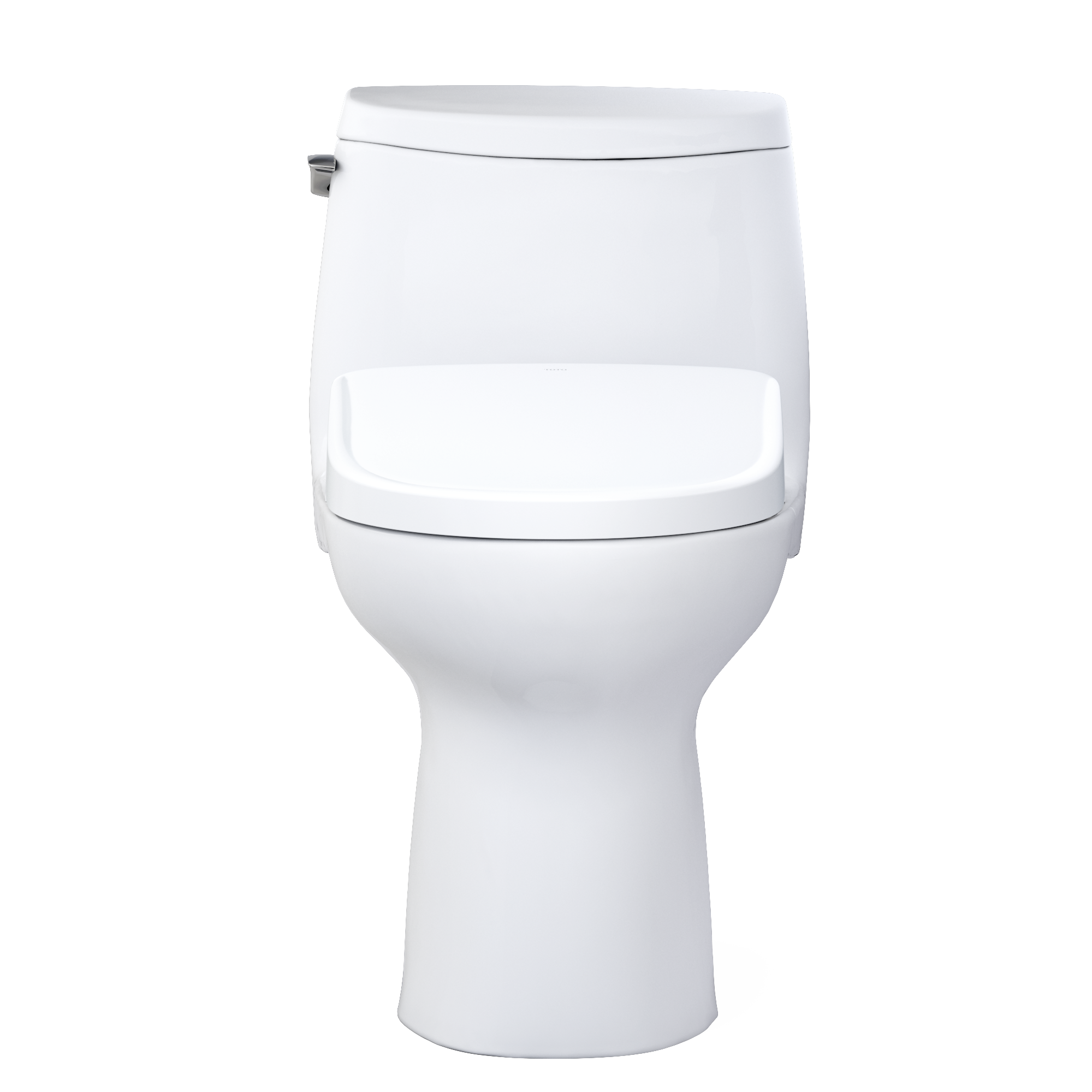 TOTO MW6044736CUFG#01 Washlet+ Ultramax Ii 1G One-Piece Elongated 1.0 Gpf Toilet And Washlet+ S7A Contemporary Bidet Seat - Cotton White